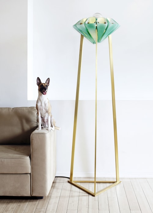 Yassin Floor Lamp | Lighting by Bianco Light + Space | The Future Perfect in New York
