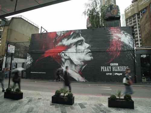 Peak Blinders Sign | Street Murals by Heart of Things Studio | Village Underground in London