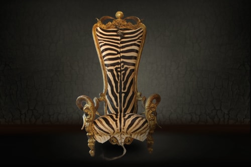 ZEBRULON | Wingback Chair in Chairs by Michel Haillard