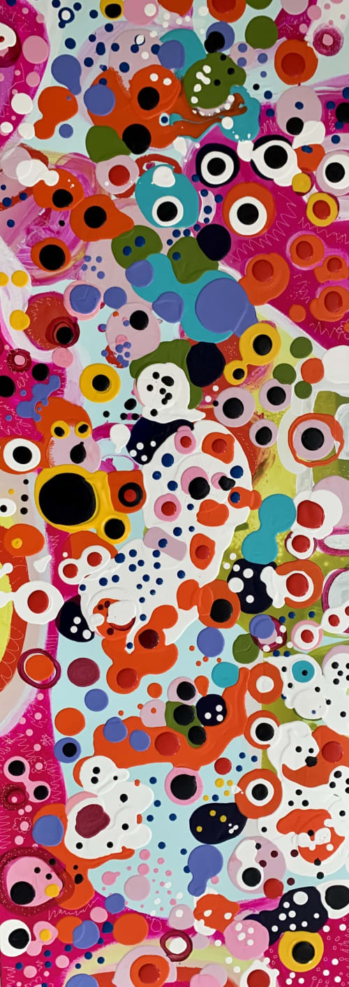 Celebration 1 🔴 | Oil And Acrylic Painting in Paintings by Darlene Watson Abstract Artist