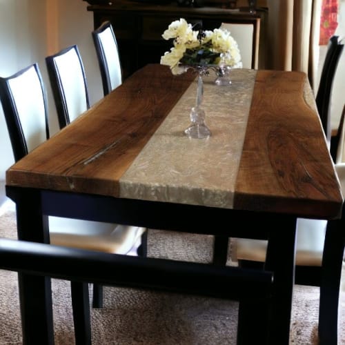 Epoxy Dining Table, Epoxy Resin Table, Epoxy Wood Table | Tables by Innovative Home Decors