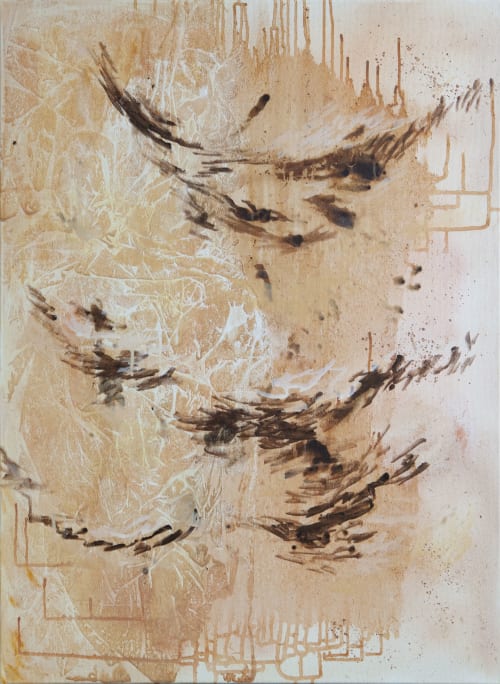 Through the Sandstorm | Oil And Acrylic Painting in Paintings by PUGMATIK