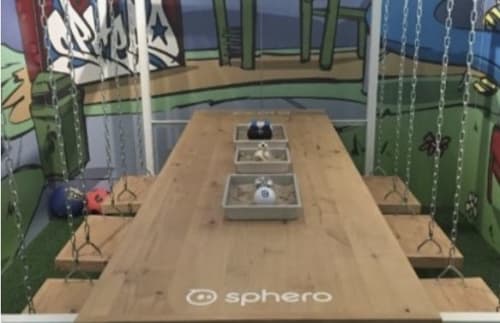 6-Seater SwingTable X Sphero Corporate Office | Picnic Table in Tables by SwingTables | 4772 Walnut St in Boulder