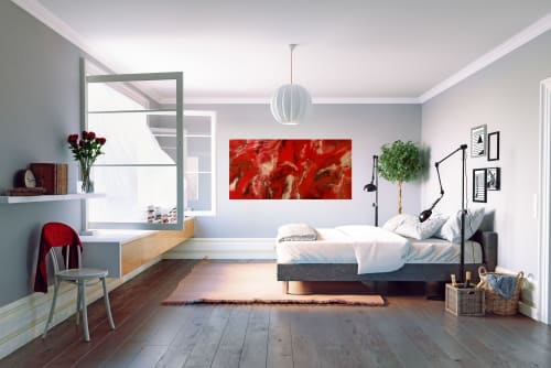 Make it Red | Paintings by MELISSA RENEE fieryfordeepblue  Art & Design