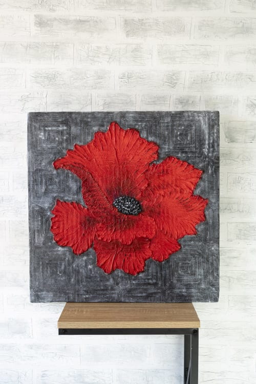 Pioneer-Sculptural Plaster Wall Artwork | Wall Sculpture in Wall Hangings by Urban Plaster Bloom