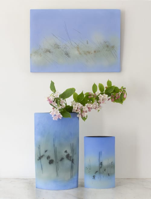 Westerly Ceramic Wallpiece | Paintings by Tessa Wolfe Murray
