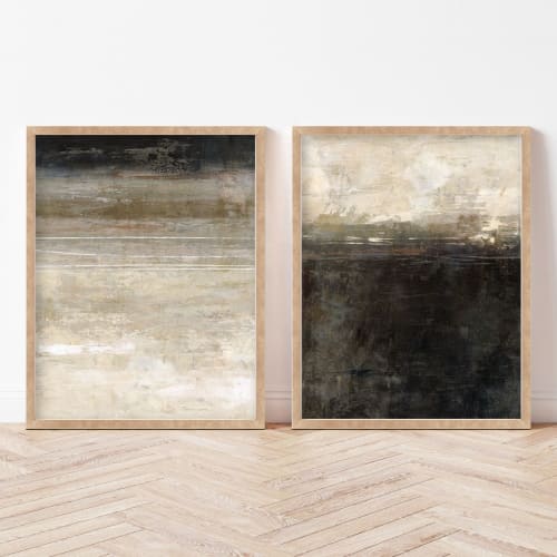 Black Sea Set of 2 Fine Art Prints-UNFRAMED | Prints by Suzanne Nicoll Studio