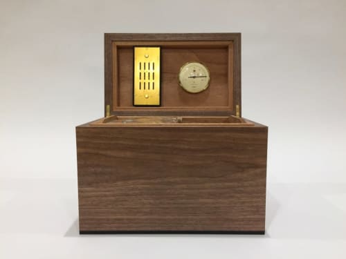 Walnut Humidor | Furniture by Brian Holcombe Woodworker