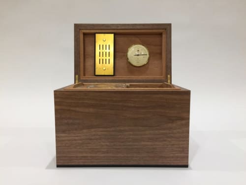 Walnut Humidor | Decorative Box in Decorative Objects by Brian Holcombe Woodworker