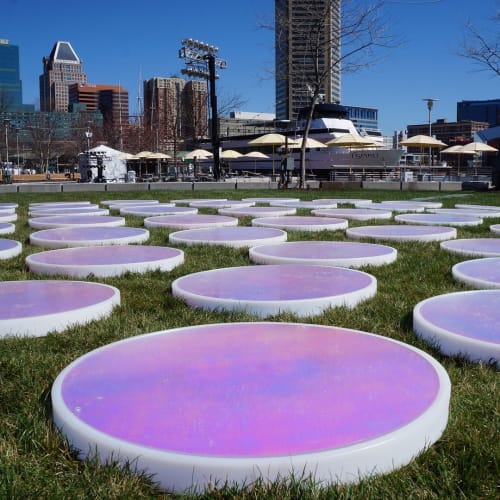 The Pool | Public Sculptures by Jen Lewin | West Shore Park in Baltimore