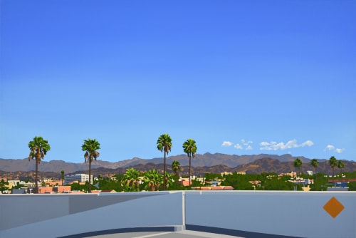 Los Feliz View | Oil And Acrylic Painting in Paintings by Lindsey Warren