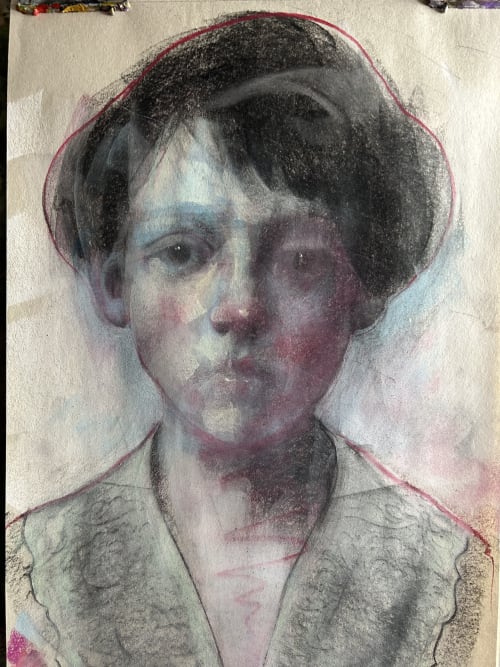 Female Portrait Study 2023, 1 | Drawings by Olga Furman