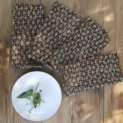 Dining Napkins | Sparrow Set of 4 | Linens & Bedding by ichcha