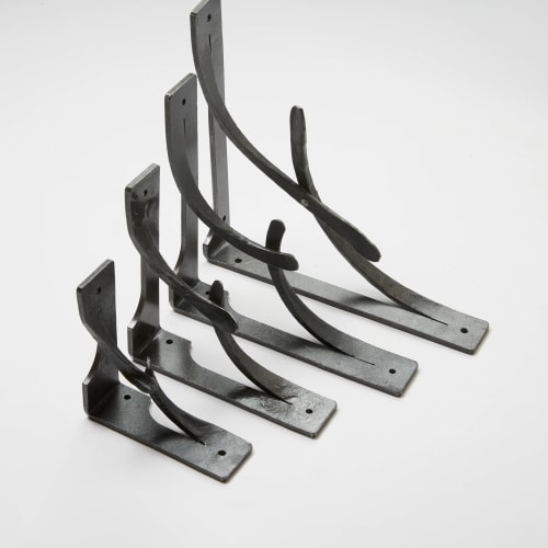 Crisscross Shelf Bracket | Hardware by Cloverdale Forge
