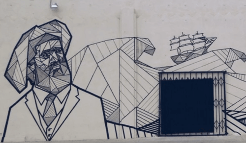 Marco Polo | Street Murals by Allison Kunath | Marco Polo Imports in Santa Monica