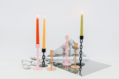 Chain Candlestick | Interior Design by Boonies Design + Fabrication