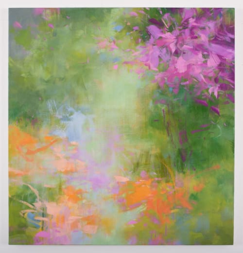 "Pathway of Reverence", oil on canvas, 40 x 38 | Paintings by Cameron Schmitz