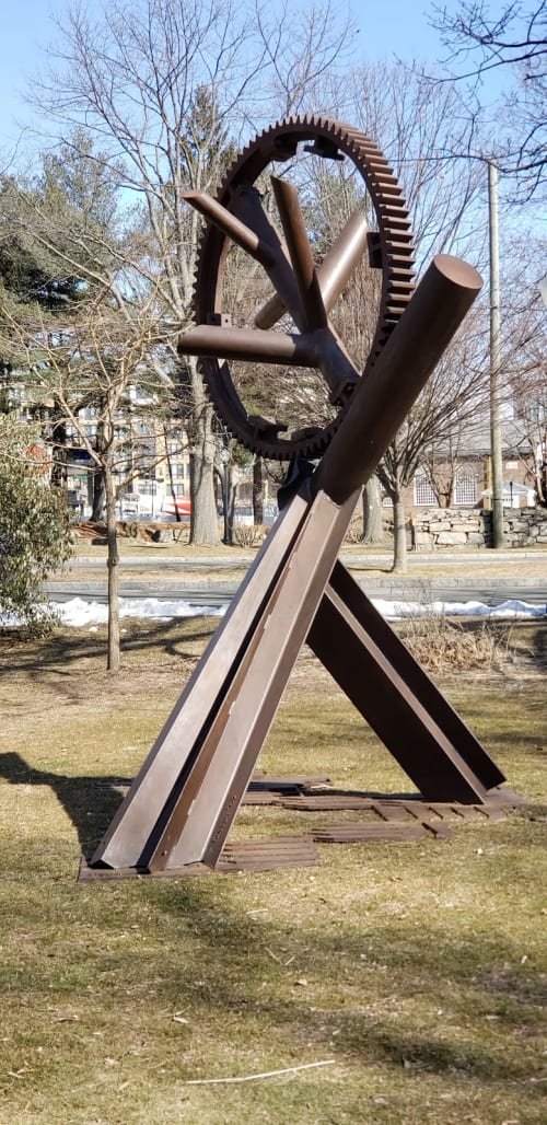 Celebration | Public Sculptures by Carole Eisner | Lockwood Mathews in Norwalk