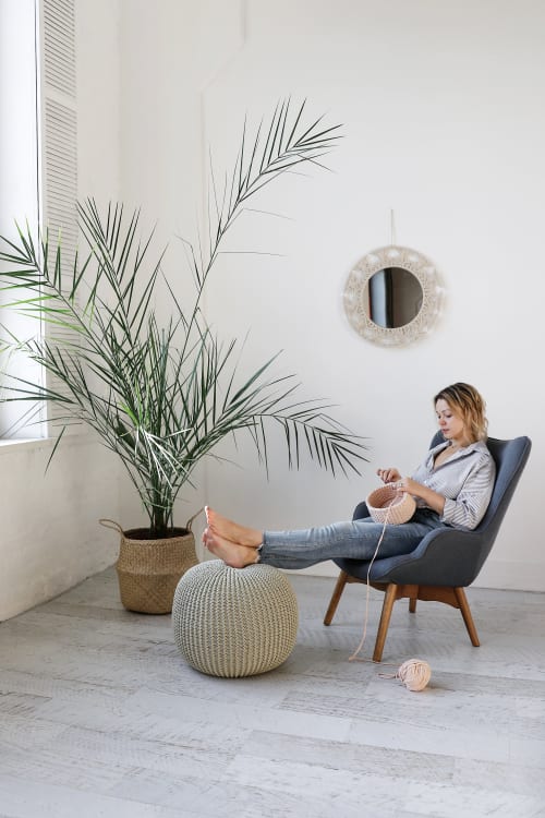 Pouf | Pillows by Chasha Home