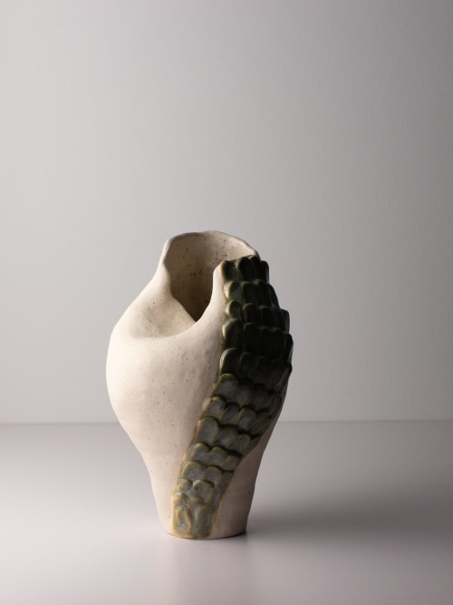 soft relief study vase 05 | Vases & Vessels by Ashley P