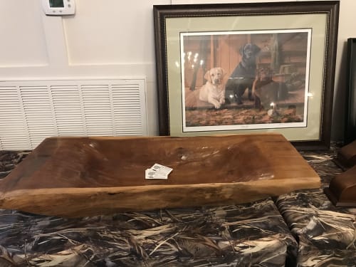 Large Dough Bowl | Decorative Bowl in Decorative Objects by Carolina Bowl and Beam