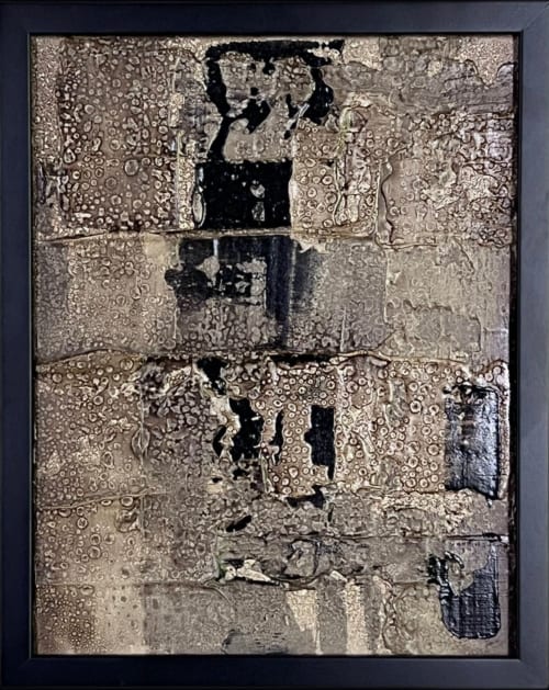 Basalt No. 1 - Original Mixed-Media Abstract Painting | Mixed Media in Paintings by J. Kent Martin