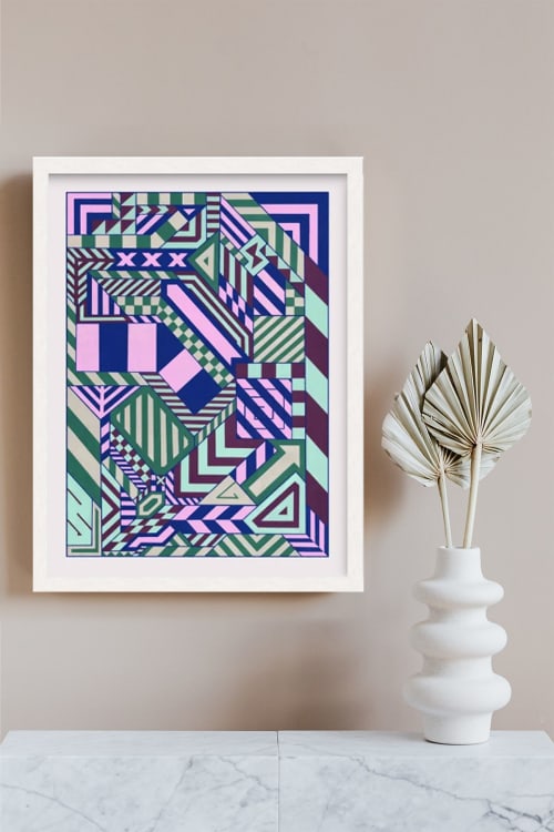 Urban Dreamscapes 1 (Framed Limited edition of 25) | Drawing in Paintings by Helena Parriott