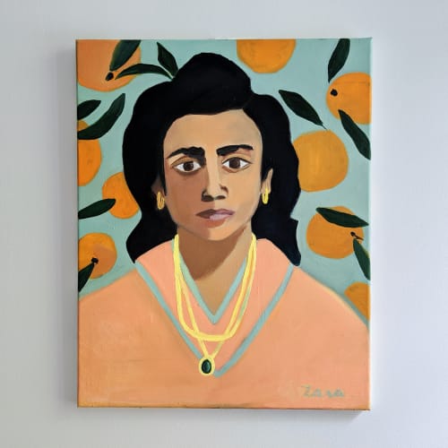 Nonna | Paintings by Zara Fina Stasi | Brooklyn in Brooklyn