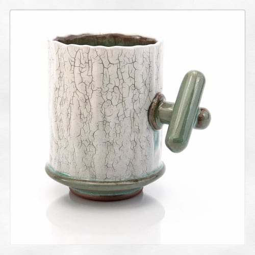 Palm Bark Mugs | Cups by VEpottery | VEpottery in Helena