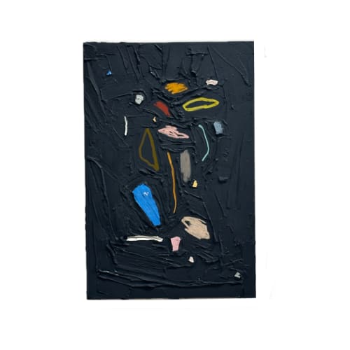 If Now Was Then | Original Textural Painting | Oil And Acrylic Painting in Paintings by Allison Rohland