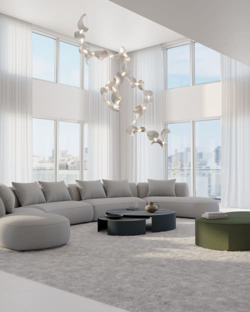 Dune 8 Spiral | Chandeliers by MOSS Objects