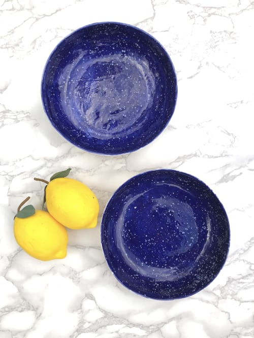 Blue and White Pasta Bowls