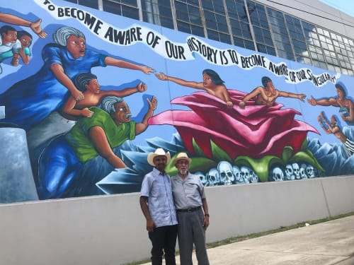 Exterior Mural | Murals by Mario E. Figueroa, Jr. (GONZO247) | George R. Brown Convention Center in Houston