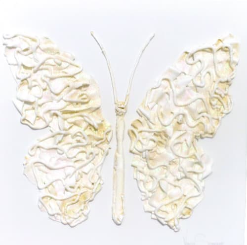 butterflie of love | Oil And Acrylic Painting in Paintings by Virginie SCHROEDER