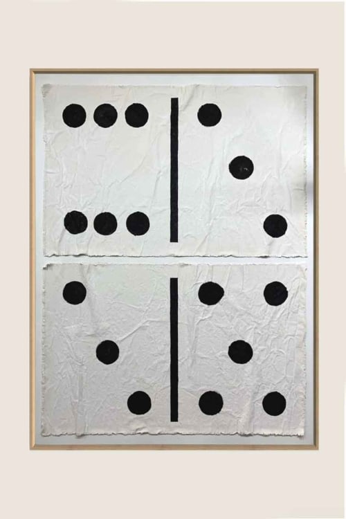 Pop Art Domino PAD4836 A | Paintings by Michael Denny Art, LLC