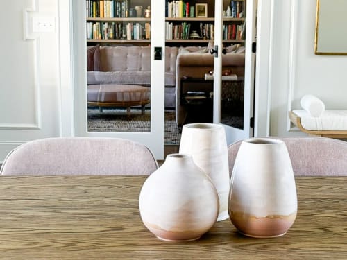 Set of 3 Handmade Ceramic Vases | Vases & Vessels by Alissa Goss Ceramics & Pottery