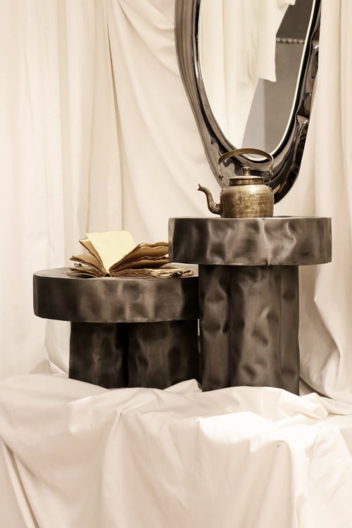 Steel Stump Accent Tables — Tronco, Nitush Aroosh | Tables by Nitush Aroosh