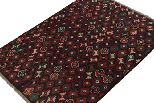Rug & Kilim’s Kohistani Baluch Tribal Rug with Colorful | Rugs by Rug a