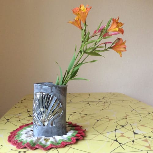 Shell Vase | Vases & Vessels by Anne Barrell Ceramics