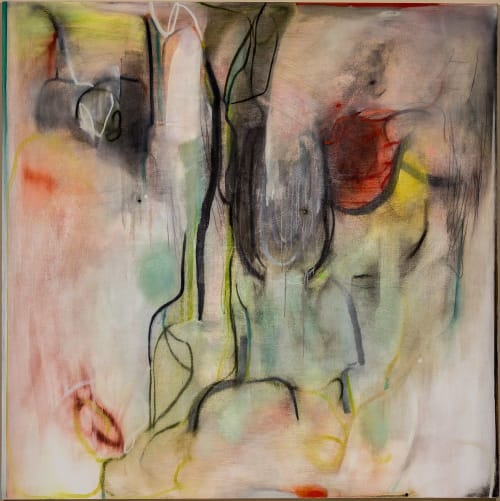 Twin Flame (Frida) | Oil And Acrylic Painting in Paintings by Anne C. Faber