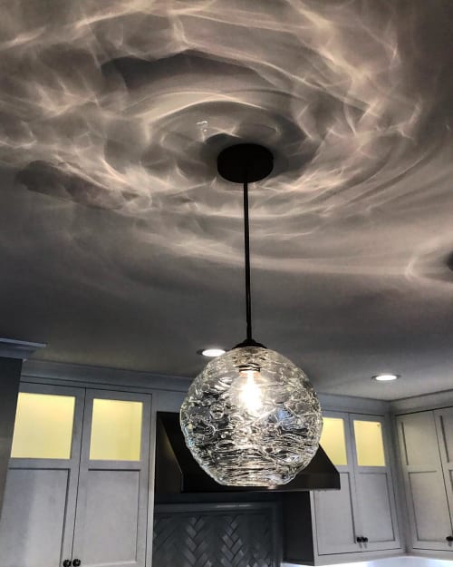 Water Orb | Pendants by Hyland Glass