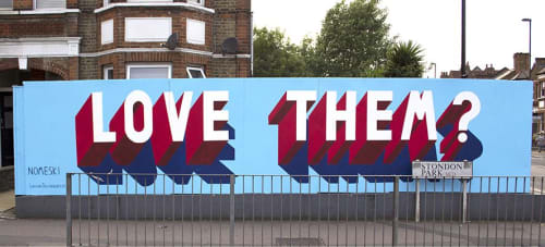 Love Them? Tell Them. | Street Murals by Survival Techniques