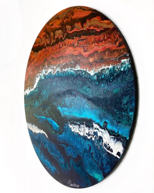 Ayers Ocean | Paintings by Taneal Teresa | Vogue Magazine in San Francisco