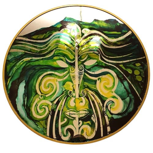 Tipuna Mirror | Oil And Acrylic Painting in Paintings by Frederick Worrell Art and Design