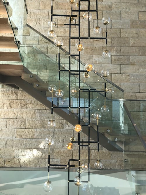 Circuit Chandelier | Chandeliers by Neptune Glassworks