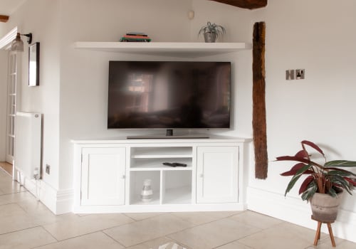 Christleton, Chester, Bespoke Corner TV Cabinet | Furniture by Davies and Foster