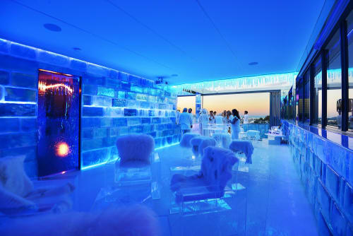 Glass Ice Bar | Interior Design by GlassXpressions - Lisa de Boer | Glass Xpressions Gallery + Studio in Molendinar