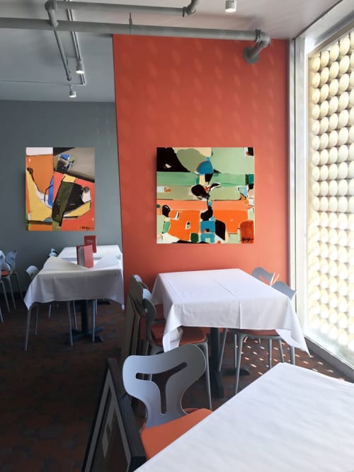 Paintings | Paintings by Russell Jacques | Trio Restaurant in Palm Springs