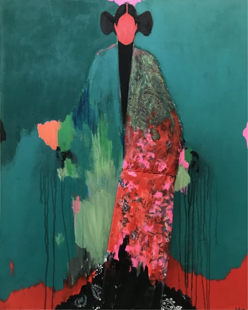 Ornamental Silence — Alienation Series | Paintings by Gela Mikava