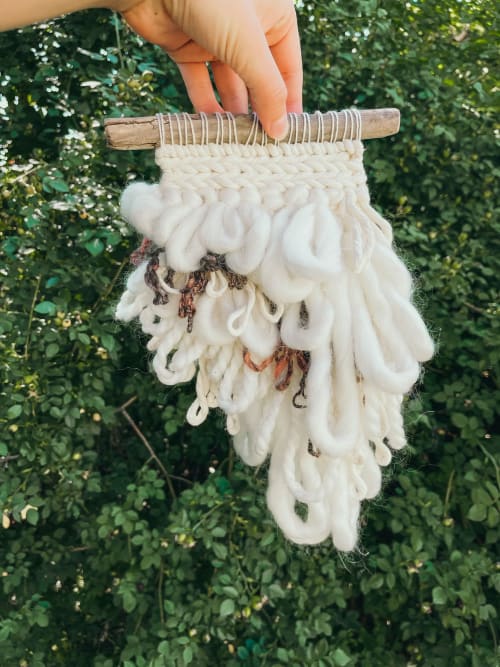 SWEATER WEAVING | Macrame Wall Hanging in Wall Hangings by WOOL & PINE by Jessie